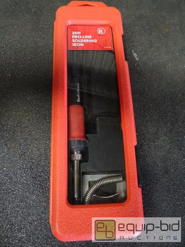 lot 618 image: RadioShack 25w soldering iron kit...