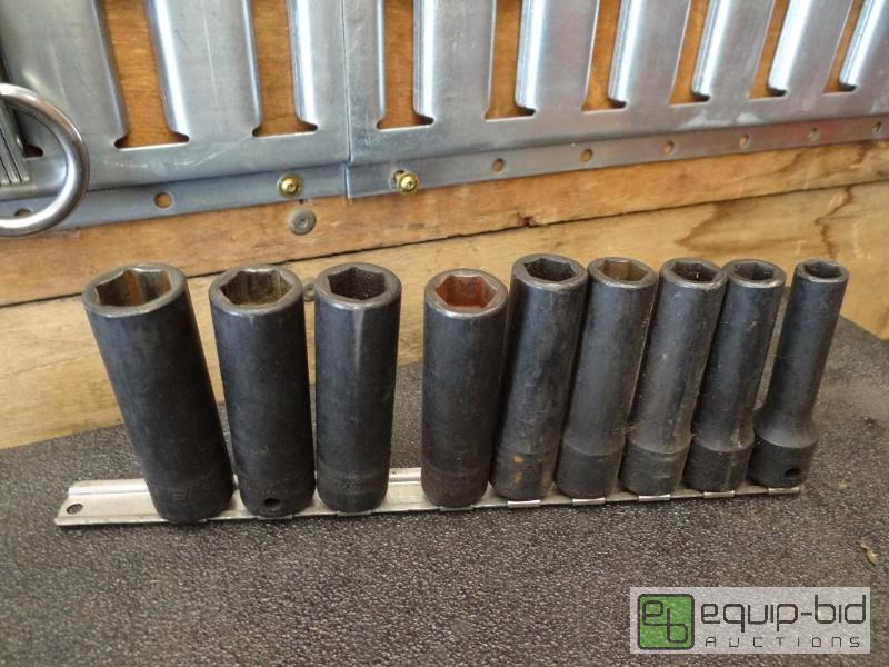 lot 634 image: Snap-on 12&quot deep well -- 9 piece -- 10 ...