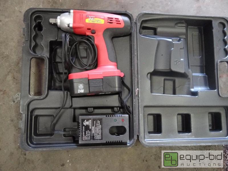 lot 688 image: 24 Volt Cordless 12&quot Impact Wrench...