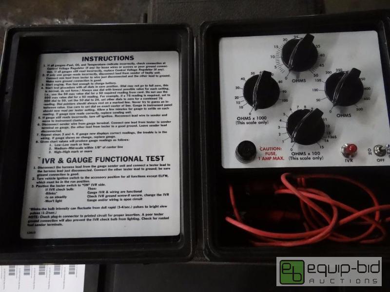 lot 717 image: Instrument Gauge Tester Model YA7707...