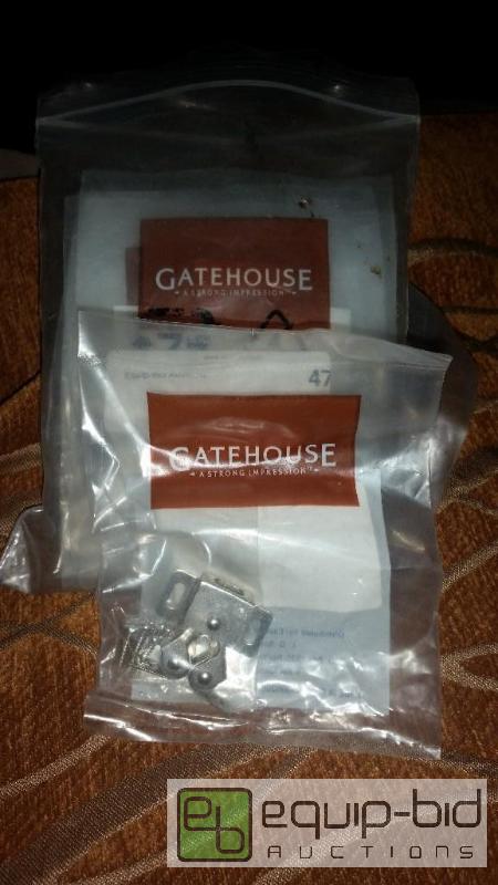 lot 109 image: 11 NEW NICKEL-PLATE DOUBLE ROLLER CATCH