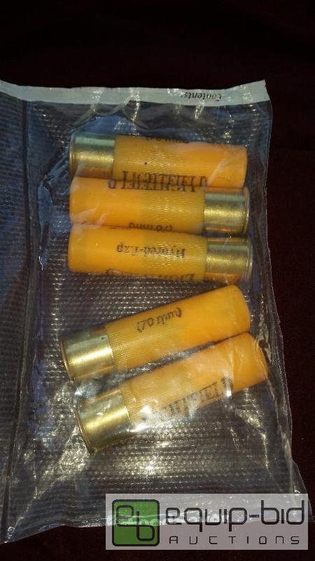 lot 117 image: PACK OF 5 LIGHTFIELD EXP 20 GAUGE SABOT ROUNDS.