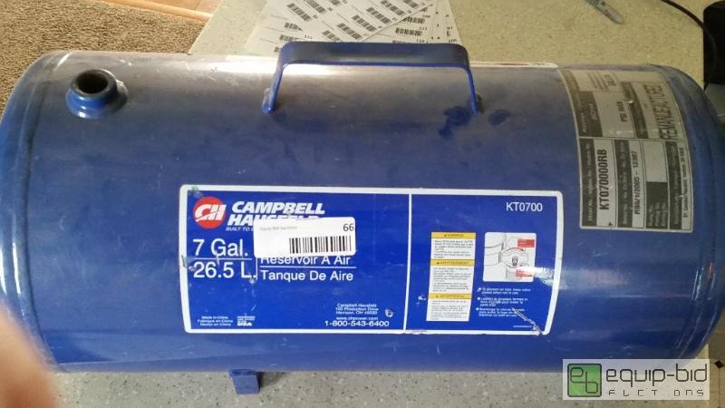 lot 25 image: 7 GALLON COMPRESSOR AIR TANK