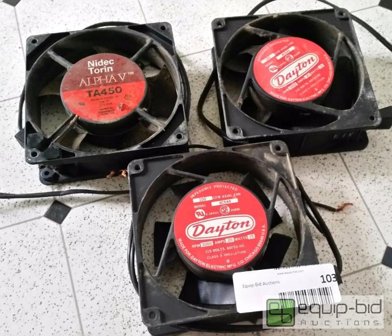 lot 43 image: 3 USED COOLING FANS