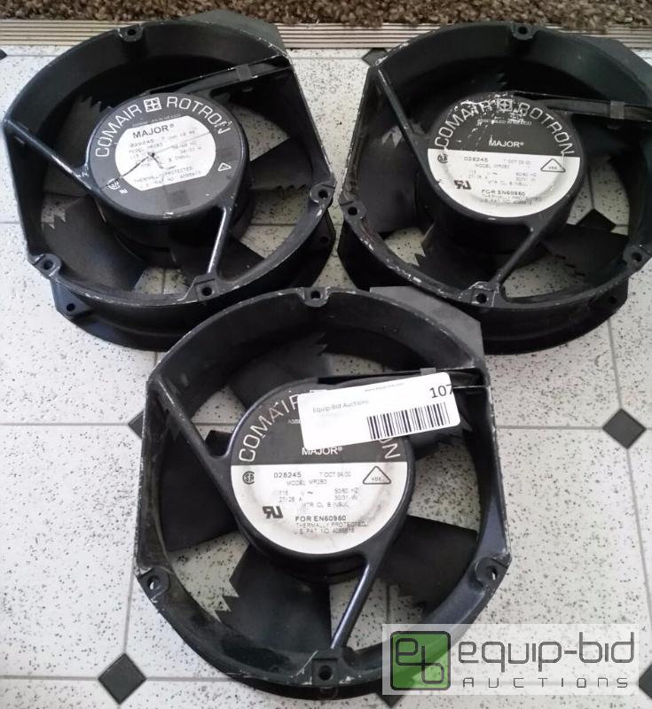lot 47 image: 3 COMAIR ROTRON COOLING FANS