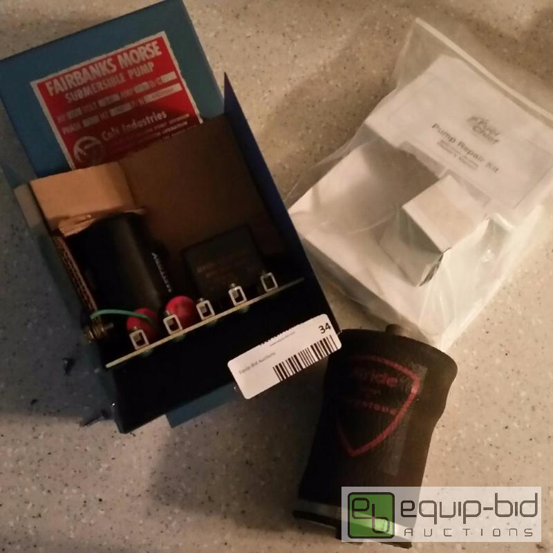 lot 9 image: New pump control, Carburetor rebuild kit, Firestone Air spring...