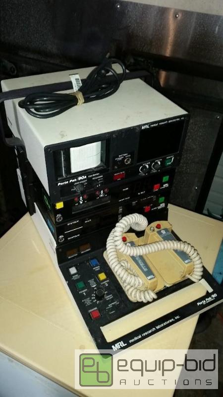 lot 92 image: PORTAPAK 90 DEFIBRILLATOREKGO2 SYSTEM