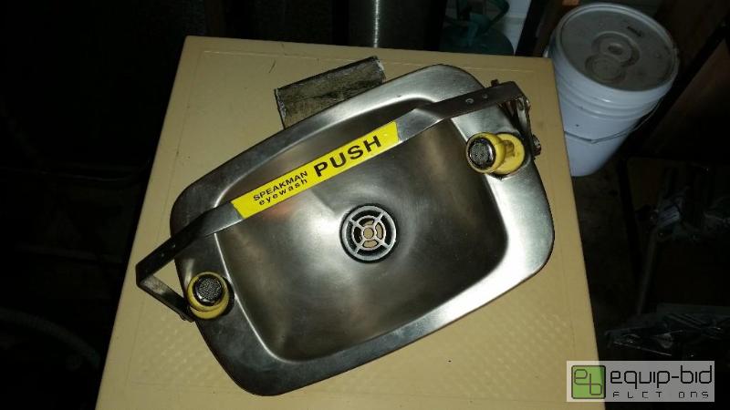lot 93 image: SPEAKMAN STAINLESS STEEL EYEWASH STATION