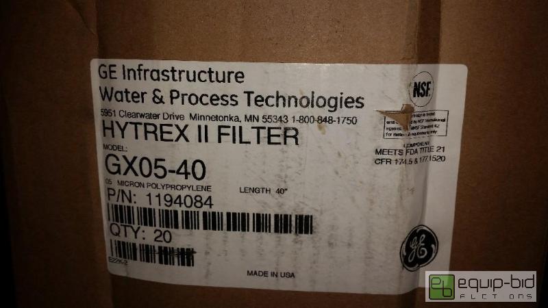 lot 94 image: CASE OF GE HYTREX II WATER FILTERS
