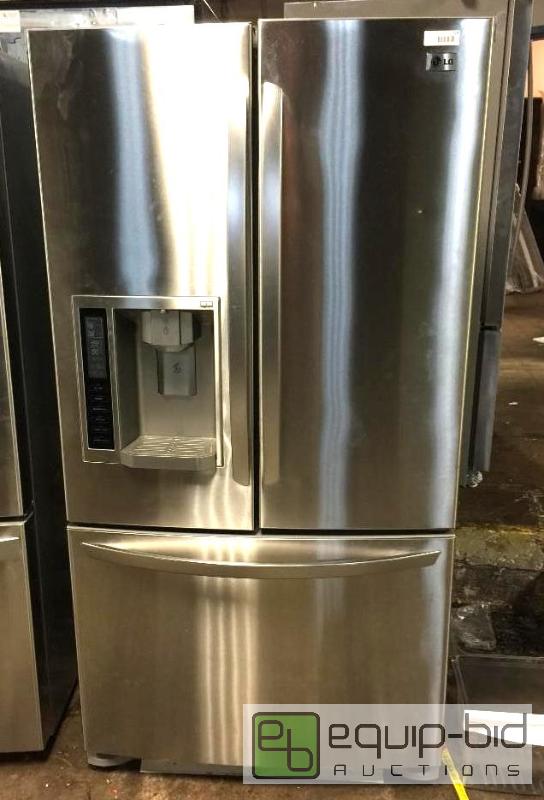 lot 118 image: LG PANORAMA STAINLESS REFRIGERATOR