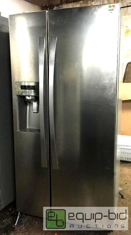 lot 119 image: LG PANORAMA STAINLESS REFRIGERATORKENMORE ELITE STAINLESS SIDE BY SIDE REFRIGERATOR