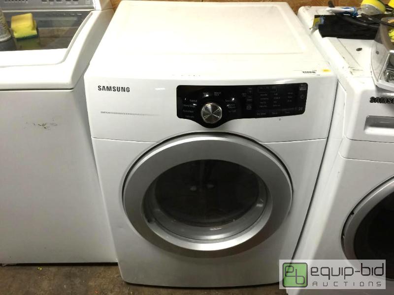 lot 128 image: SAMSUNG 7.3 CU FT ELECTRIC DRYER