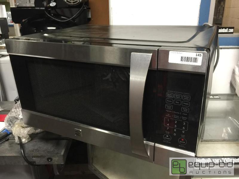 lot 145 image: Kenmore Elite 2.2 cu. ft. Countertop Microwave w Extra-Large Capacity - Stainless Steel