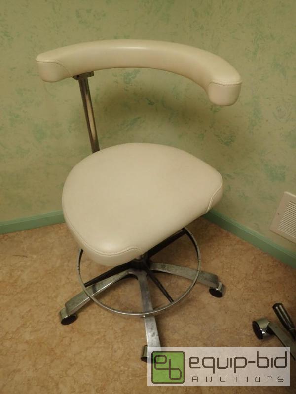 lot 575 image: adjustable dentist chair on casters