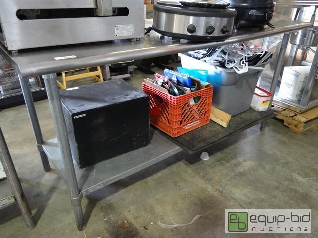 lot 767 image: Stainless Steel 72x30 Table