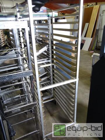 lot 776 image: Full Size Aluminum Sheet Pan Rack