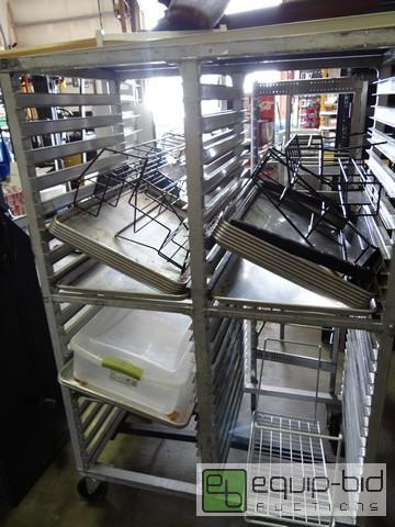 lot 788 image: Aluminum Double Sheet Pan Rack
