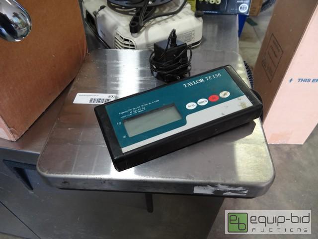 lot 801 image: Taylor 150lb Scale With Remote Digital Controls