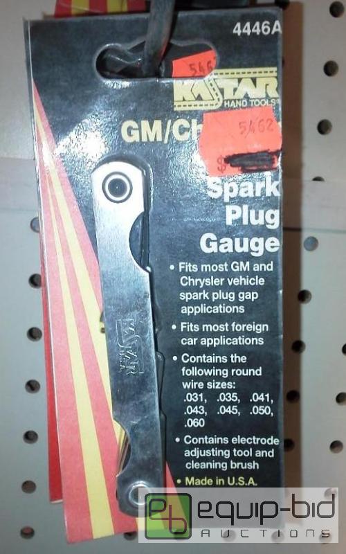 lot 1028 image: 12 spark plug gap gauges Blade style feeler g...