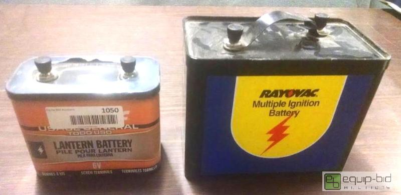 lot 1050 image: Rayovac 7.5 volt multiple ignition battery an...