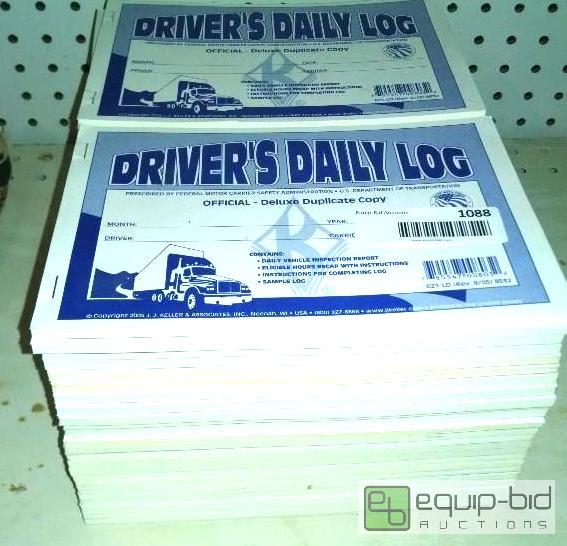 lot 1088 image: 52 Driver log books...