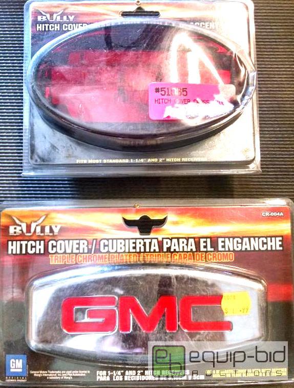 lot 1121 image: 2 Hitch covers Bully brand Fits 1 14 and 2 i...