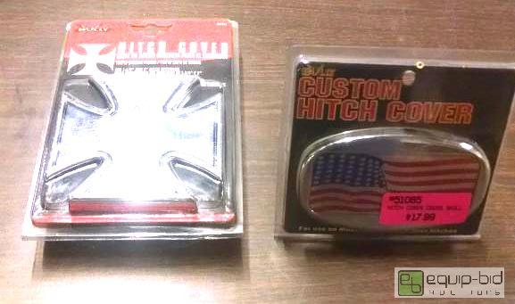 lot 1124 image: 2 Hitch covers Bully brand Fits 1 14 and 2 i...