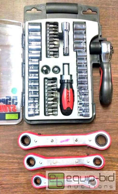 lot 1129 image: K&ampR tools 55pc&nbspstubby socket &nbsp&...