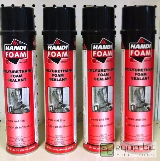 lot 1132 image: 4 cans Handifoam&nbsppolyurethane foam seala...