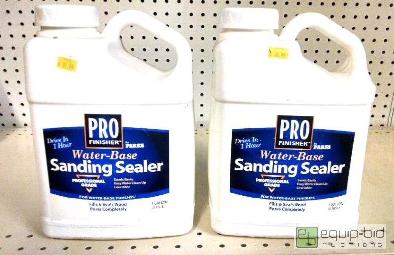lot 1134 image: 2 - 1 gallon jugs of Pro Finisher water based...