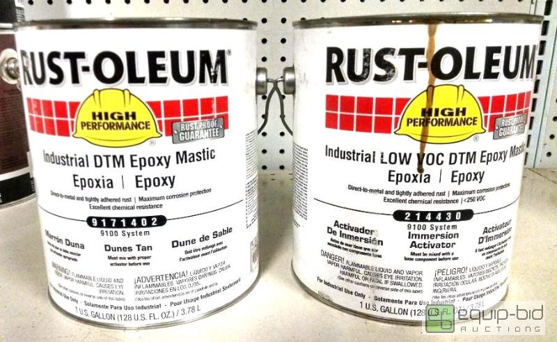 lot 1136 image: 2 - gallons Rust-o-leum&nbsp 1 gallon is ind...