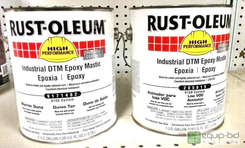 lot 1137 image: 2 - gallons Rust-o-leum 1 gallon is industria...