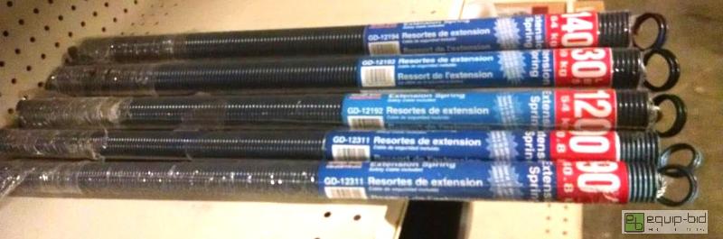 lot 1146 image: 5 garage door springs&nbsp see pix for detai...