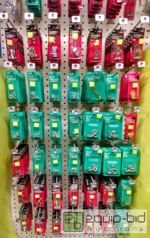 lot 1163 image: 203 bags of misc hardware Bulldog brand Inclu...