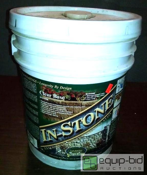 lot 1182 image: 5 gallon can of Instone&nbspexterior concret...