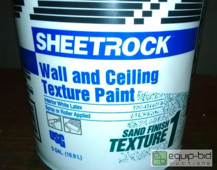 lot 1183 image: 5 gallon bucket of sheetrock wall &amp ceili...