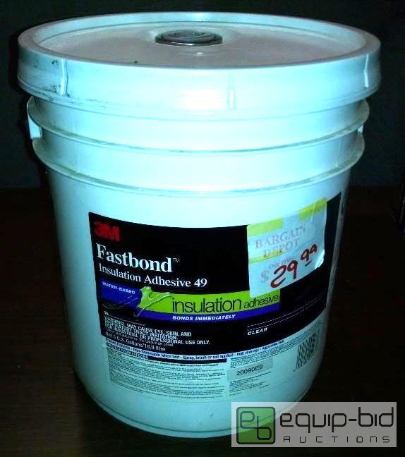 lot 1184 image: 5 gallon bucket of 3M Fastbond insulation adh...