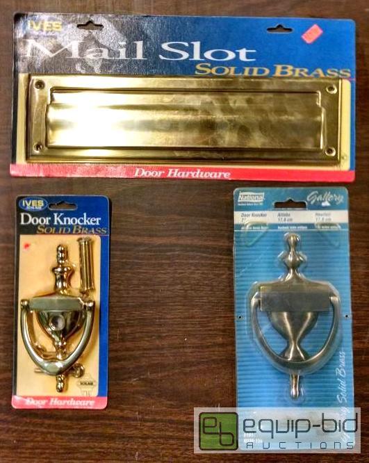 lot 1197 image: Solid Brass mail slot 3.75 inch by 13 inch So...