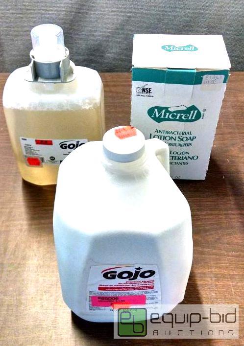 lot 1199 image: 3 paks&nbspGOJO&nbsphand&nbspsoap Includes...