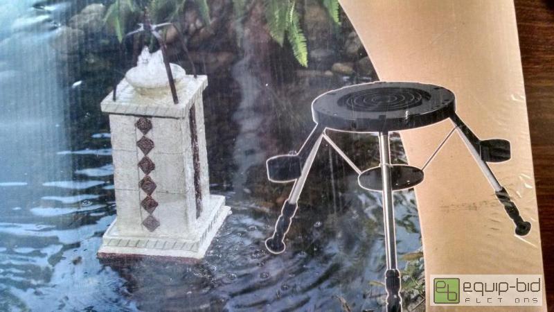 lot 1205 image: Decorative water accent stand telescopes from...