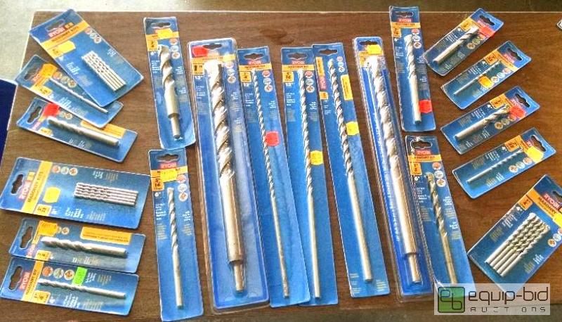lot 1224 image: Ryobi&nbspMasonry bits&nbsp Sizes 14, 38,...