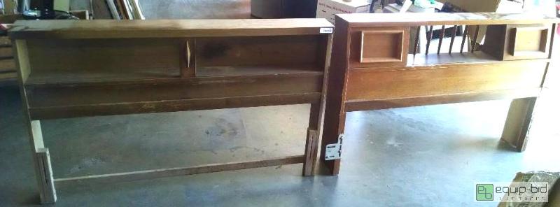 lot 1226 image: 2 headboards full  queen size used The one w...