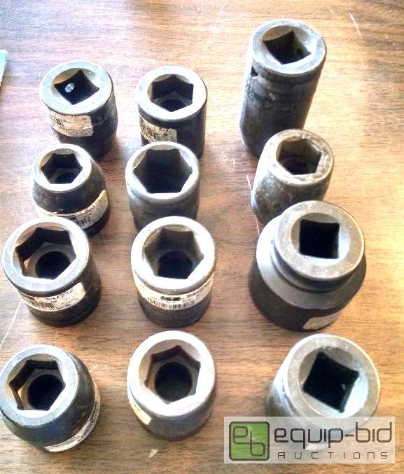 lot 1227 image: KD impact sockets 34 drive includes sizes 13...
