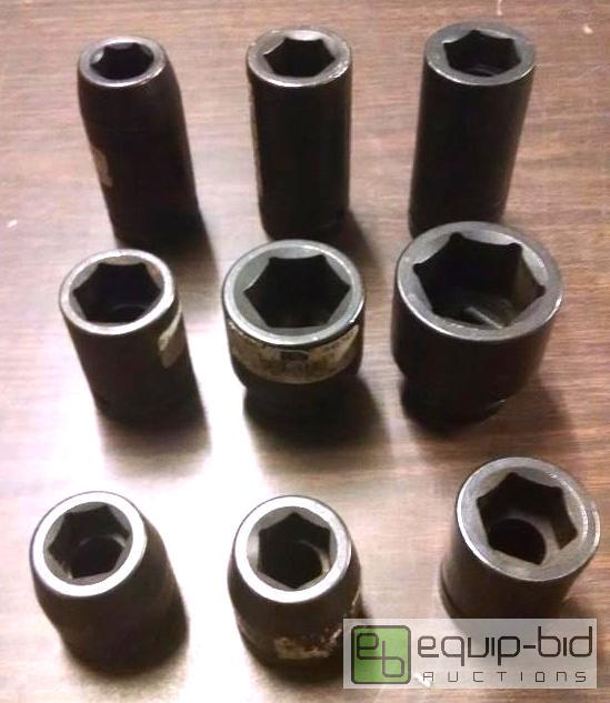 lot 1228 image: KD impact sockets 34 drive includes sizes 15...