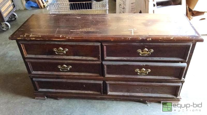lot 1235 image: Dresser 57 inch wide by 18 deep by 30 inch ta...