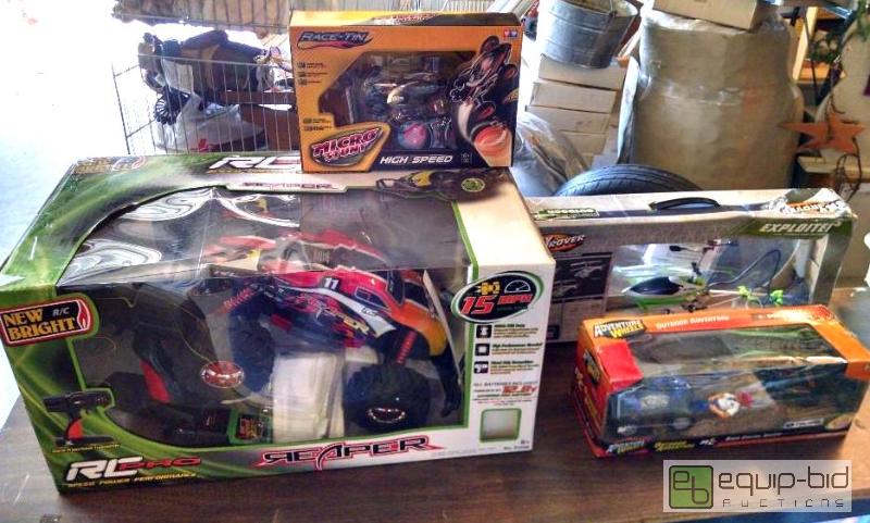 lot 1241 image: 4 remote control toys sky rover helicopter mi...