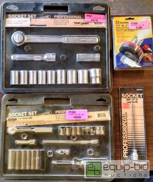 lot 1244 image: 12 drive metric 12 pc socket set, 12 drive ...