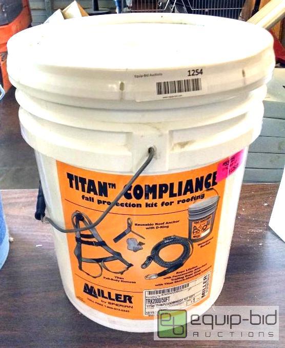 lot 1254 image: Titan compliance fall protection kit for roof...