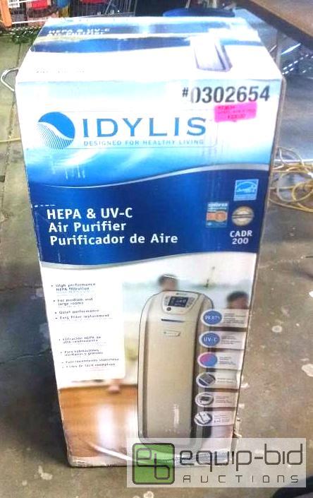 lot 1262 image: Idylis&nbspHepa and uv-c&nbspair purifier s...