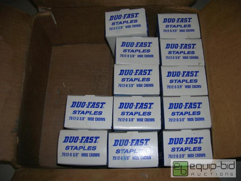 lot 3282 image: Duo Fast 38 Wide Crown Staples 60,000